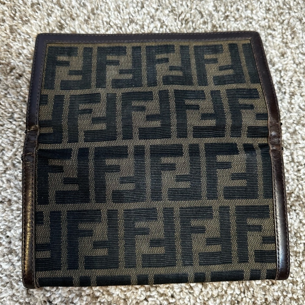 FENDI Zucca Long Women's Wallet Long Trifold - Picture 5 of 7
